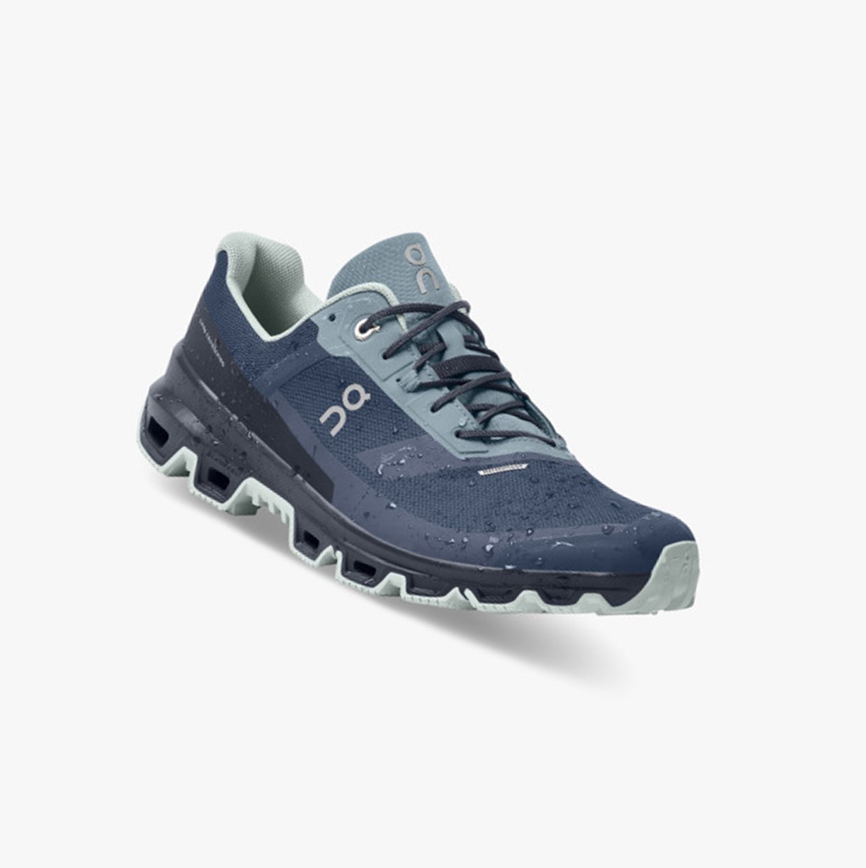 Tenis Para Trail Running On Running Cloudventure Impermeables Hombre Denim/Midnight | 8793524-XY