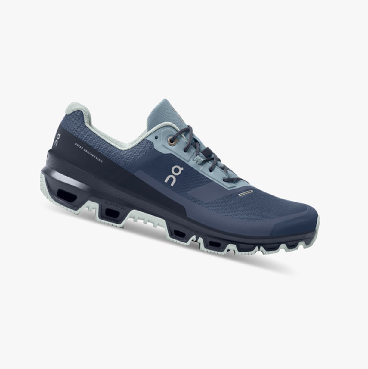 Tenis Para Trail Running On Running Cloudventure Impermeables Hombre Denim/Midnight | 8793524-XY