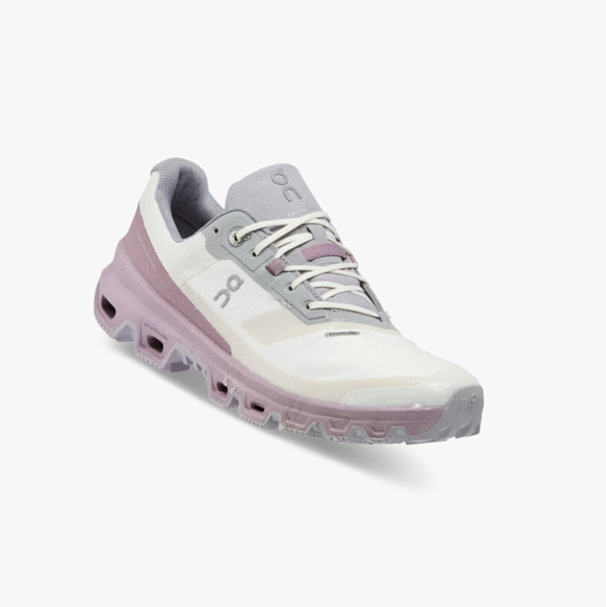 Tenis Para Trail Running On Running Cloudventure Impermeables Mujer Ice/Heron | 8910427-CM