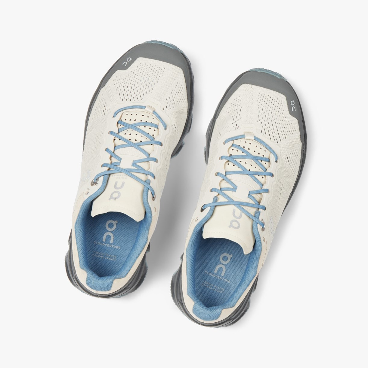 Tenis Para Trail Running On Running Cloudventure Mujer Blancos | 9041573-CR