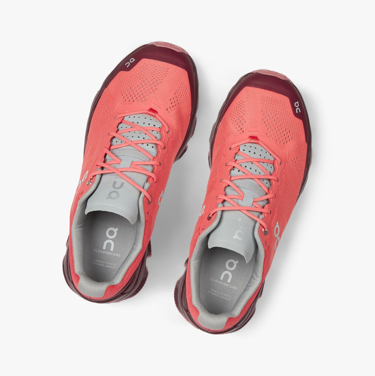 Tenis Para Trail Running On Running Cloudventure Mujer Coral | 9165420-VC