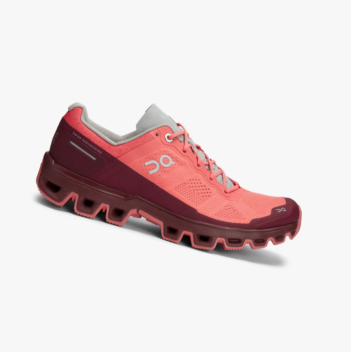 Tenis Para Trail Running On Running Cloudventure Mujer Coral | 9165420-VC