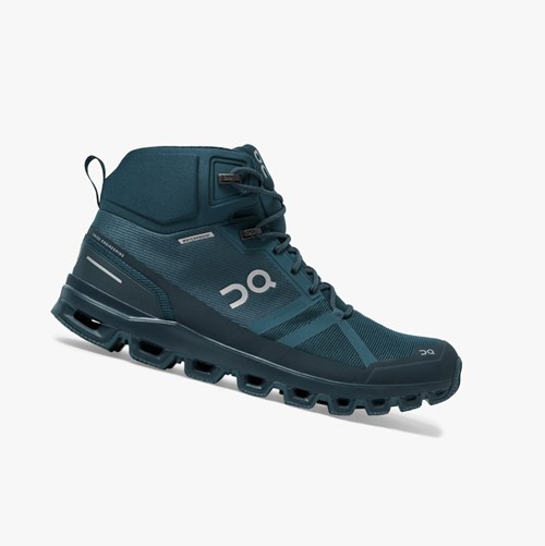 Botas Montaña On Running Cloudrock Impermeables Hombre Azul Marino | 0614285-DR