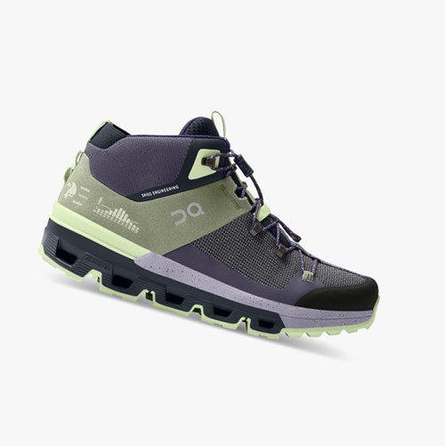 Botas Montaña On Running Cloudtrax Mujer Reseda/Lavender | 5248930-SX