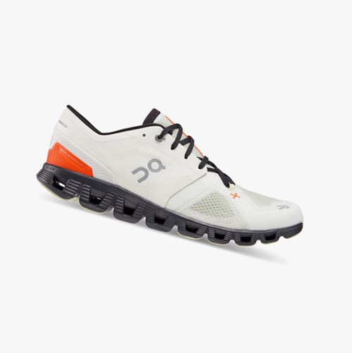 Tenis Deportivos On Running Cloud X 3 Hombre Ivory/Flame | 1092364-LR