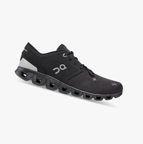 Tenis Deportivos On Running Cloud X 3 Hombre Negros | 7605913-OS
