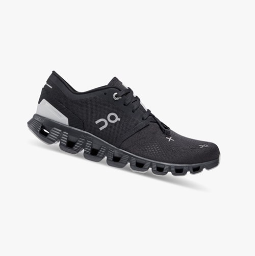 Tenis Deportivos On Running Cloud X 3 Mujer Negros | 8327109-GO