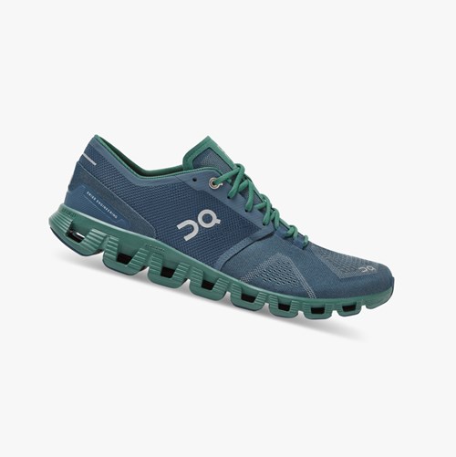 Tenis Deportivos On Running Cloud X Hombre Azules | 8907246-WQ