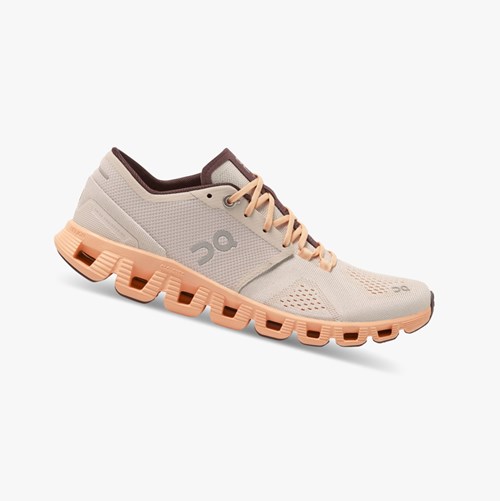 Tenis Deportivos On Running Cloud X Mujer Almond | 1287549-RZ