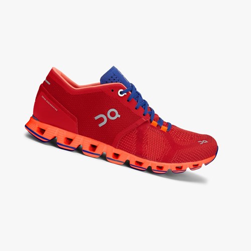 Tenis Deportivos On Running Cloud X Mujer Rojos | 7340125-DV