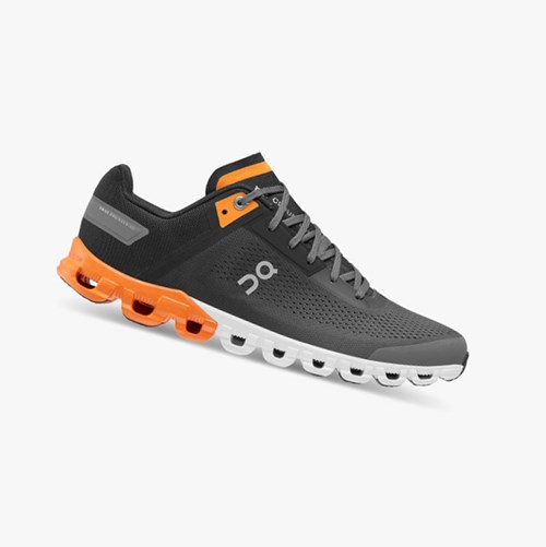 Tenis Deportivos On Running Cloudflow Hombre Black/Turmeric | 2683794-QO