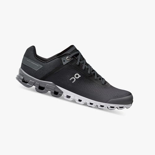 Tenis Deportivos On Running Cloudflow Hombre Black/Asphalt | 8105732-NH