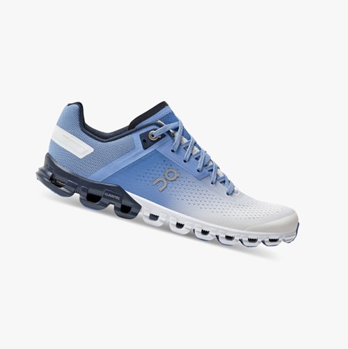Tenis Deportivos On Running Cloudflow Mujer Blue/White | 9728501-TV
