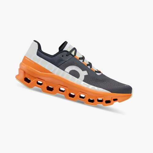 Tenis Deportivos On Running Cloudmonster Hombre Eclipse/Turmeric | 7164532-CF