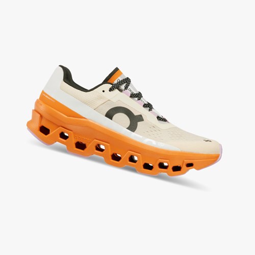 Tenis Deportivos On Running Cloudmonster Mujer Fawn/Turmeric | 9483702-GK