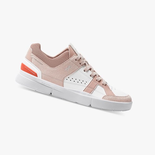 Tenis On Running THE ROGER Clubhouse Mujer Rose/White | 4895731-TA