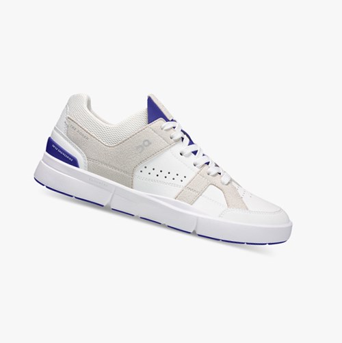 Tenis On Running THE ROGER Clubhouse Mujer White/Indigo | 8735961-TE