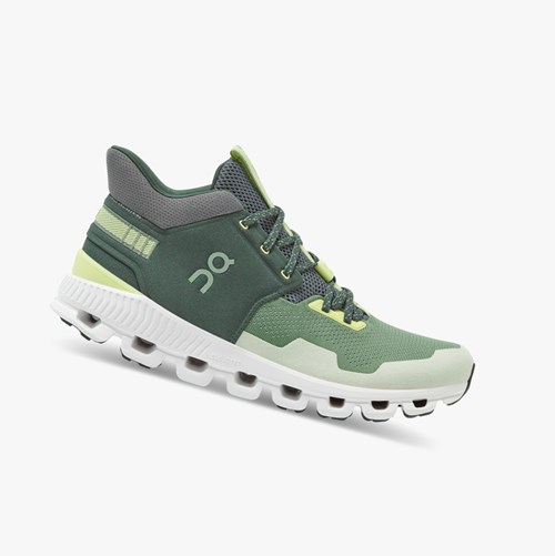 Tenis Para Correr En Carretera On Running Cloud Hi Edge Hombre Verdes | 2163598-XJ