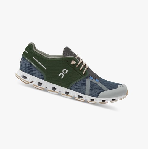 Tenis Para Correr En Carretera On Running Cloud 70 | 30 Hombre Verde Oliva | 5172896-XZ