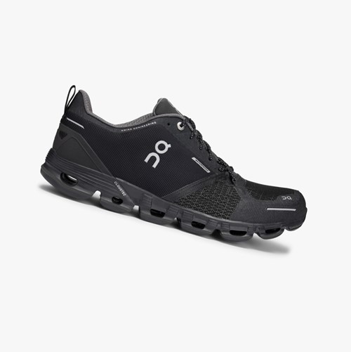 Tenis Para Correr En Carretera On Running Cloudflyer Impermeables Hombre Negros | 5634017-FN