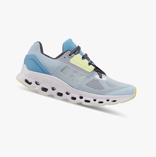 Tenis Para Correr En Carretera On Running Cloudstratus Mujer Chambray/Lavender | 5823714-FA