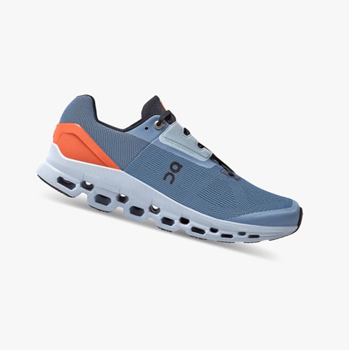 Tenis Para Correr En Carretera On Running Cloudstratus Hombre Lake/Flare | 6302154-KP