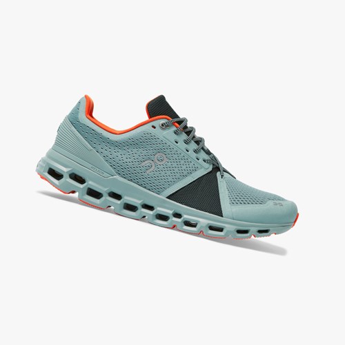 Tenis Para Correr En Carretera On Running Cloudstratus Hombre Azules | 6598071-QW