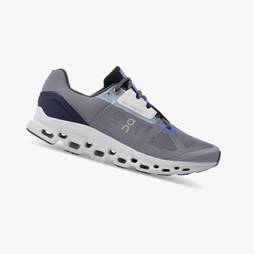 Tenis Para Correr En Carretera On Running Cloudstratus Hombre Fossil/Midnight | 6920815-QJ