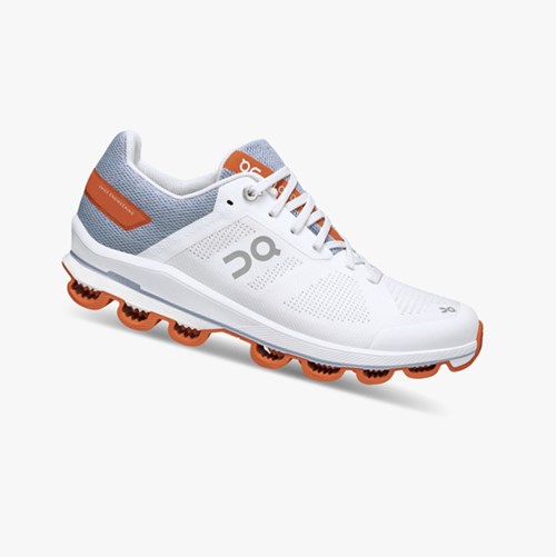 Tenis Para Correr En Carretera On Running Cloudsurfer 6 Mujer White/Flame | 8216439-IB