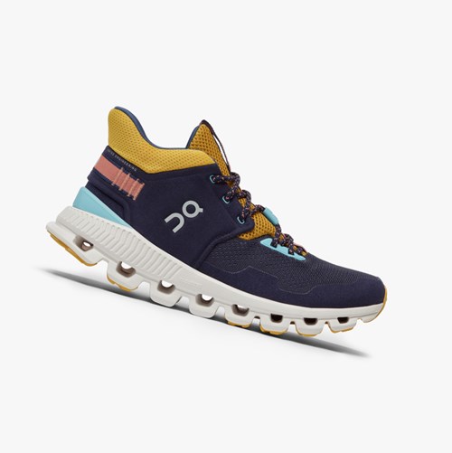Tenis Para Correr En Carretera On Running Cloud Hi Edge Mujer Azul Marino | 8352179-NA