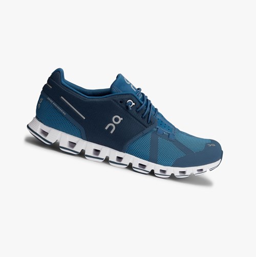 Tenis Para Correr En Carretera On Running Cloud Hombre Azules | 9482367-ZN