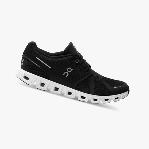 Tenis Para Correr On Running Cloud 5 Hombre Black/White | 0541678-HI