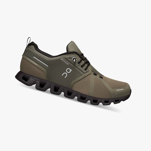 Tenis Para Correr On Running Cloud 5 Impermeables Hombre Olive/Black | 0921864-NK