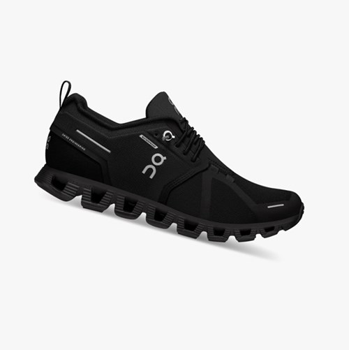Tenis Para Correr On Running Cloud 5 Impermeables Mujer Negros | 1872635-WS
