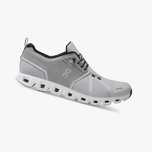Tenis Para Correr On Running Cloud 5 Impermeables Hombre Glacier/White | 3678059-DM