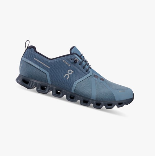 Tenis Para Correr On Running Cloud 5 Impermeables Hombre Metal/Navy | 4791230-MV