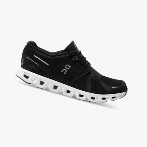 Tenis Para Correr On Running Cloud 5 Mujer Black/White | 8105732-JF