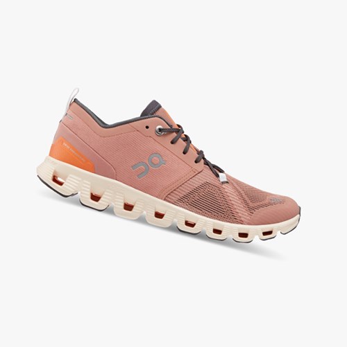 Tenis Para Correr On Running Cloud X 3 Shift Mujer Cork/Fawn | 6502984-TU