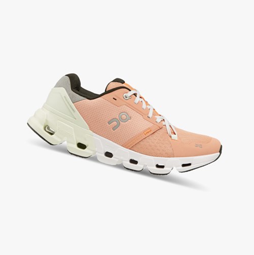 Tenis Para Correr On Running Cloudflyer 4 Mujer Peach/Aloe | 0138479-YG