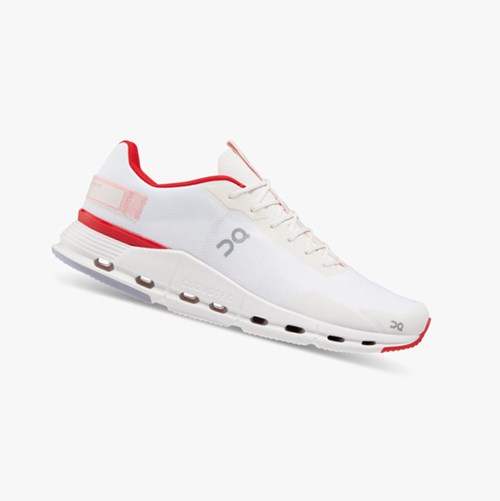 Tenis Para Correr On Running Cloudnova Form Hombre White/Red | 1435967-YK