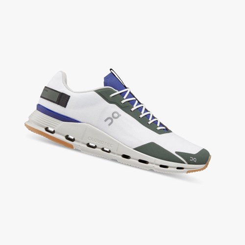 Tenis Para Correr On Running Cloudnova Form Hombre White/Indigo | 2894603-FK