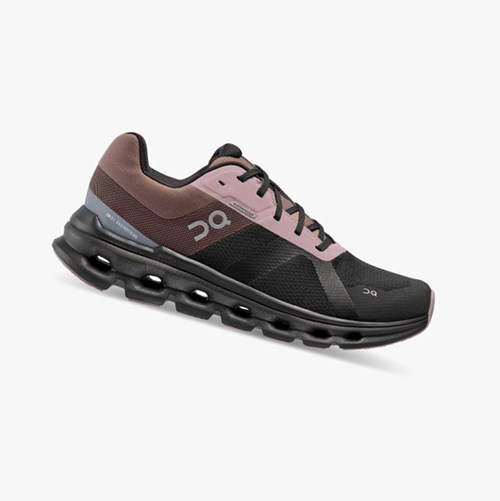 Tenis Para Correr On Running Cloudrunner Impermeables Mujer Black/Grape | 0162894-XT