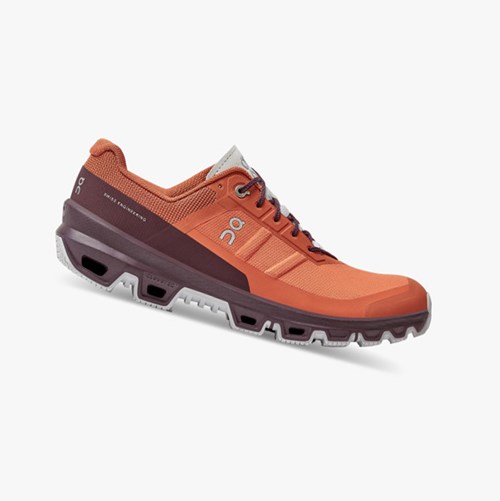 Tenis Para Trail Running On Running Cloudventure Hombre Flare/Mulberry | 0396751-CA
