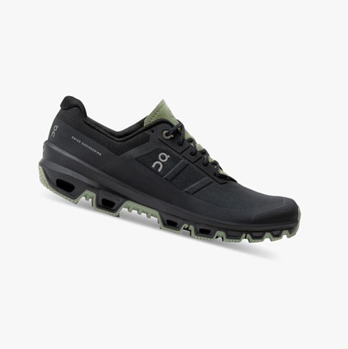 Tenis Para Trail Running On Running Cloudventure Hombre Black/Reseda | 1986032-BQ