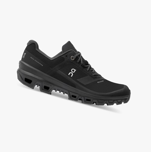 Tenis Para Trail Running On Running Cloudventure Impermeables Mujer Negros | 3654081-KL